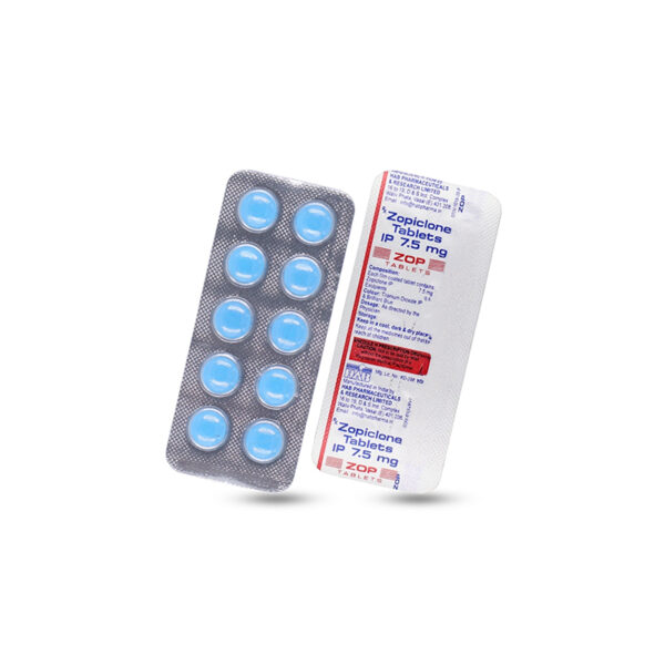 zopiclone IP-7.5 strap Zopiclone Tablets IP 7.5 mg (ZOP)