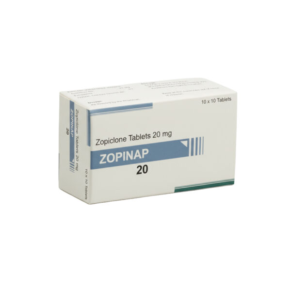 Zopinap 20 mg tablets (Zopiclone IP)
